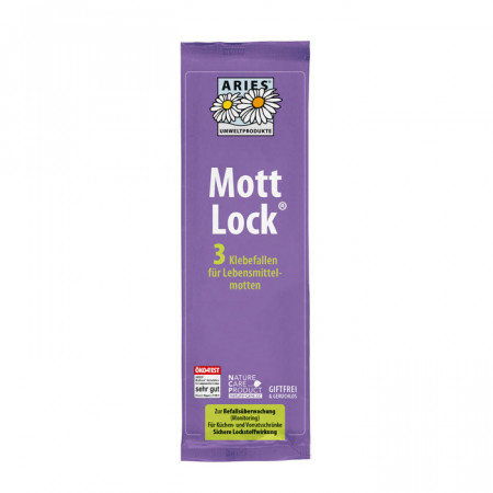 Mottlock®  Klebefallen gegen  Lebensmittelmotten zur  Befallsüberwachung