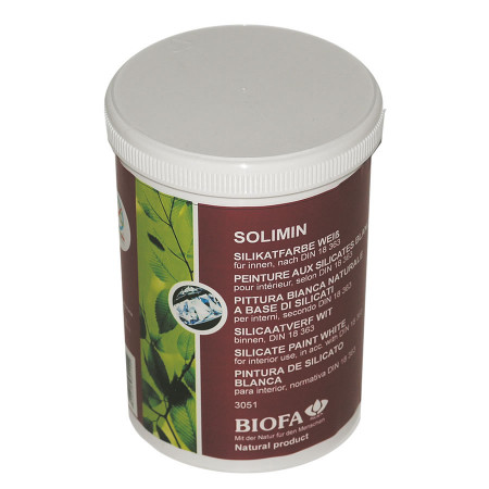Biofa Solimin Silikatfarbe weiß 3051 - 4 Liter
