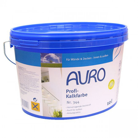 Auro Profi-Kalkfarbe, Nr. 344 weiß - abtönbar 10 Liter zum Aktionspreis 77,90 € !!
